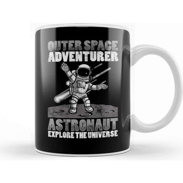 Baskı Dükkanı Outer Space Adventurer Astronaut Explore Universe Kupa