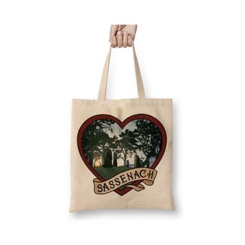 Baskı Dükkanı Outlander Sassenach Bez Çanta