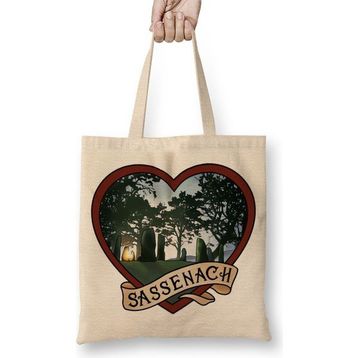 Baskı Dükkanı Outlander Sassenach Bez Çanta