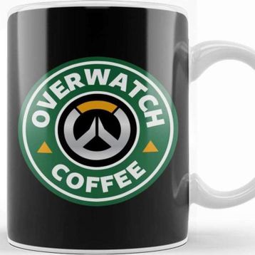 Baskı Dükkanı Overwatch Coffee Starbucks Kupa