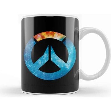 Baskı Dükkanı Overwatch Galaxy Silhouette Kupa