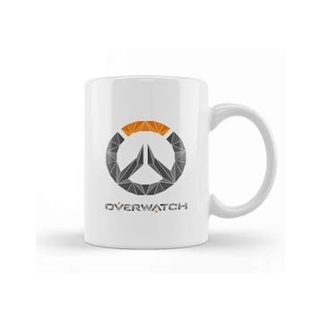 Baskı Dükkanı Overwatch Geometric Logo Kupa