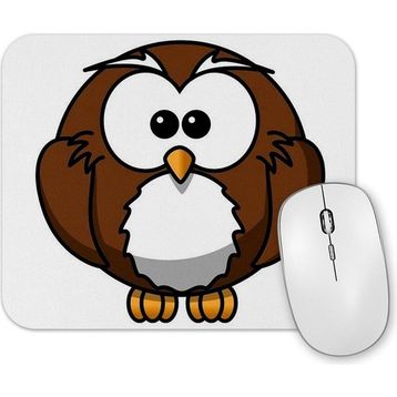 Baskı Dükkanı Owl Mouse Pad