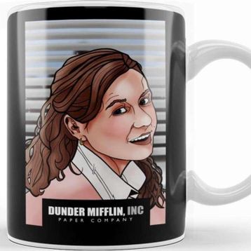 Baskı Dükkanı Pam Beesly Dunder Mifflin Kupa
