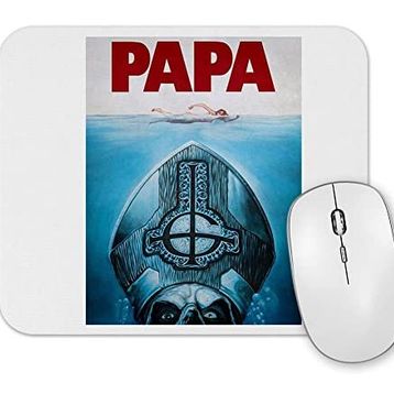 Baskı Dükkanı Papa Ghost B C Mouse Pad
