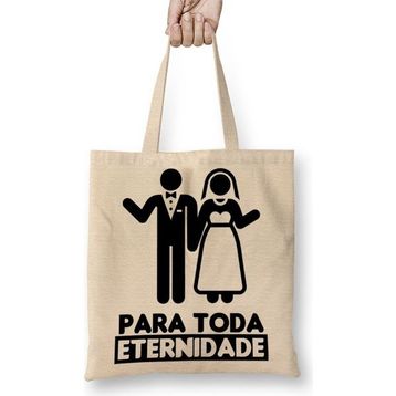 Baskı Dükkanı Para Toda Eternidade Bez Kadın Günlük Çanta