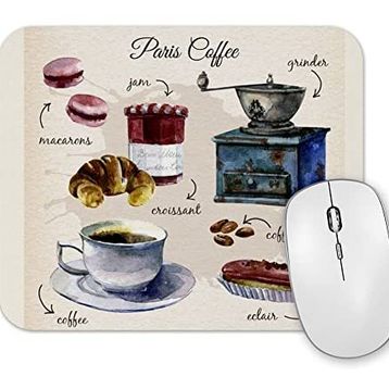 Baskı Dükkanı Paris Coffee Mouse Pad