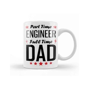Baskı Dükkanı Part Time Engineer Full Time Dad Kupa