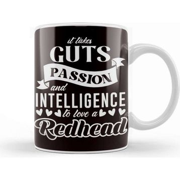 Baskı Dükkanı Passion Intelligence Love Ginger Redhead Red Orange Haired Kupa