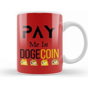 Baskı Dükkanı Pay Me In Dogecoin Kupa