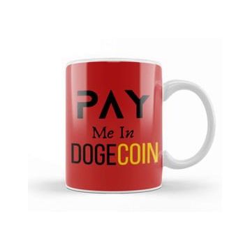 Baskı Dükkanı Pay Me In Dogecoin Kupa