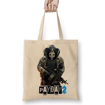 Baskı Dükkanı Payday 2 Skulldozer Bez Kadın Günlük Çanta