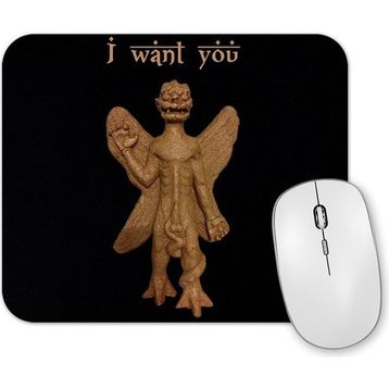 Baskı Dükkanı Pazuzu Mouse Pad