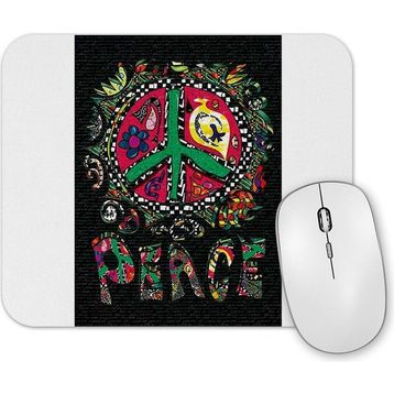 Baskı Dükkanı Peace Barış Simgesi Mouse Pad