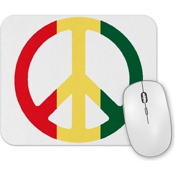 Baskı Dükkanı Peace Reggae Mouse Pad