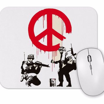Baskı Dükkanı Peace Soldiers Mouse Pad