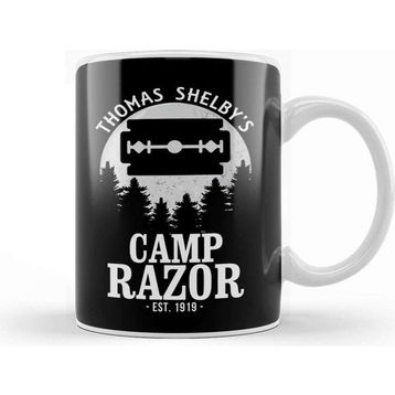 Baskı Dükkanı Peaky Blinders Thomas Shelbys Camp Razor Kupa