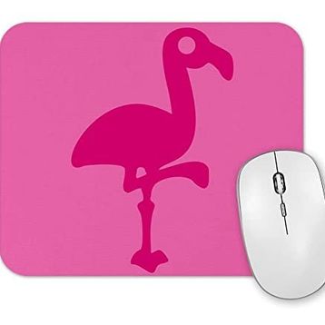 Baskı Dükkanı Pembe Yavru Flamingo Mouse Pad