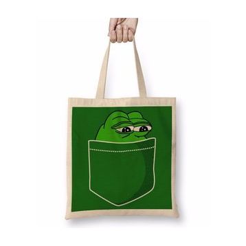 Baskı Dükkanı Pepe Ceplik Bez Çanta
