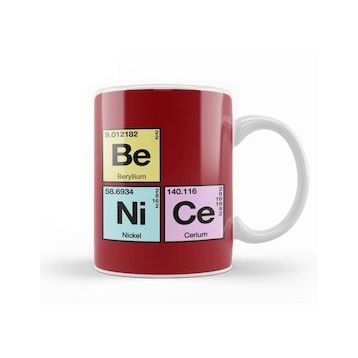 Baskı Dükkanı Periodic Table Element Of Being Nice Kupa