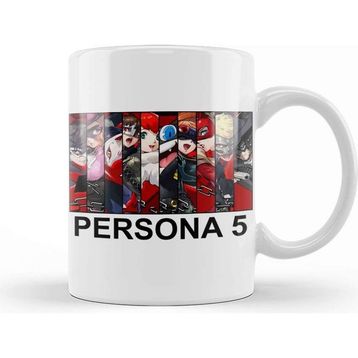 Baskı Dükkanı Persona 5 Striker All Character Kupa