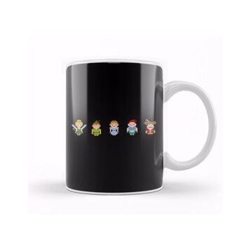 Baskı Dükkanı Peter Pan All Pixel Characters Kupa