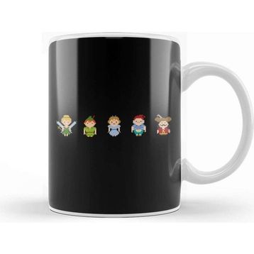 Baskı Dükkanı Peter Pan All Pixel Characters Kupa
