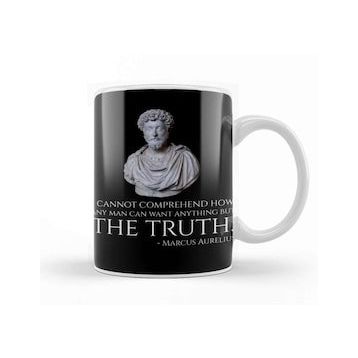 Baskı Dükkanı Philosophy Marcus Aurelius Quote Kupa
