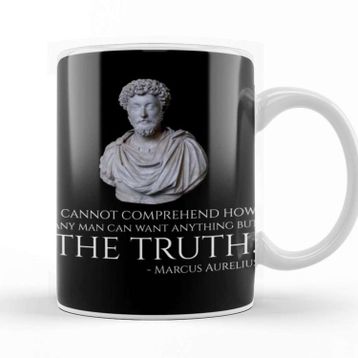 Baskı Dükkanı Philosophy Marcus Aurelius Quote Kupa