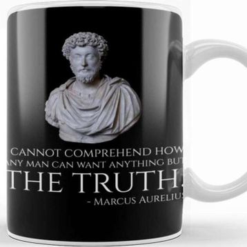 Baskı Dükkanı Philosophy Marcus Aurelius Quote Kupa
