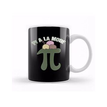 Baskı Dükkanı Pi A La Mode Funny Pi Day Ice Cream Pun Math Kupa