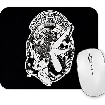 Baskı Dükkanı Pin Up Harley Mouse Pad