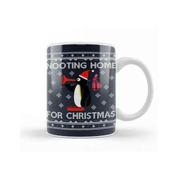 Baskı Dükkanı Pingu Nooting Home for Christmas Kupa