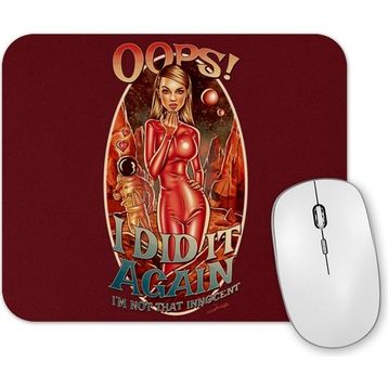 Baskı Dükkanı Pinup Music Oops Mouse Pad