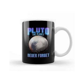 Baskı Dükkanı Planetary Science Pluto the Planet Never Forget Kupa