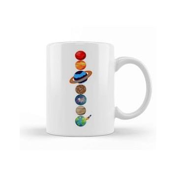 Baskı Dükkanı Planets Colour Kupa
