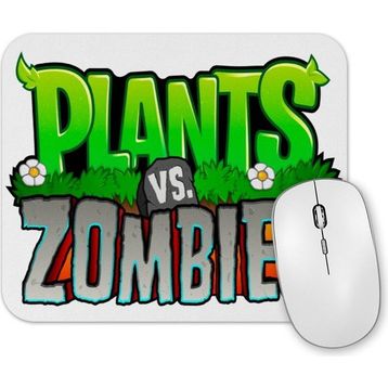 Baskı Dükkanı Plants ve Zombies Logo Mouse Pad