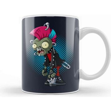 Baskı Dükkanı Plants Vs Zombies Punk Zombie Kupa