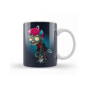 Baskı Dükkanı Plants Vs Zombies Punk Zombie Kupa