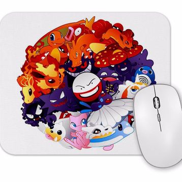 Baskı Dükkanı Pokemon Go Mewtwo Charizard Mouse Pad