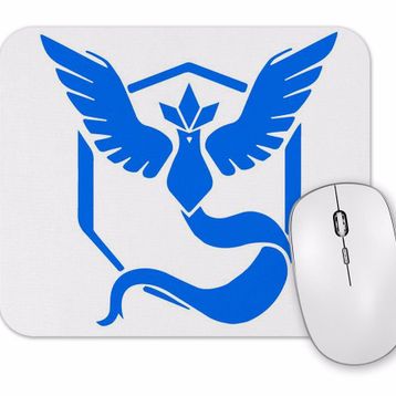 Baskı Dükkanı Pokemon Go Mystic Mavi Takım Mouse Pad