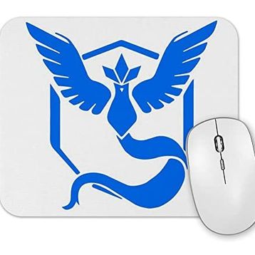 Baskı Dükkanı Pokemon Go Mystic Mavi Takım Mouse Pad