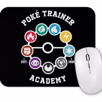 Baskı Dükkanı Pokemon Trainer Academy Mouse Pad