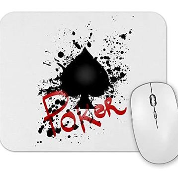 Baskı Dükkanı Poker Splatter Mouse Pad