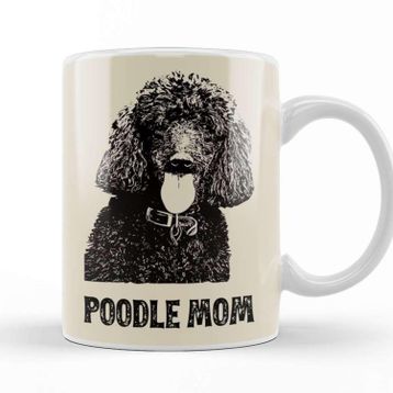 Baskı Dükkanı Poodle Mom 08 Kupa