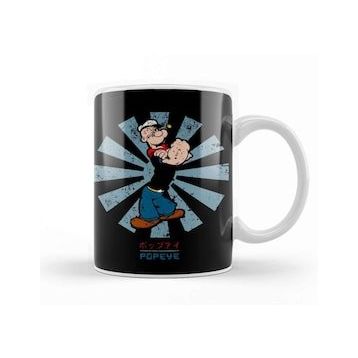 Baskı Dükkanı Popeye Retro Japanese Kupa