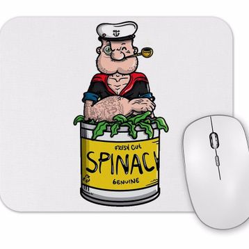 Baskı Dükkanı Popeye Spinach Temel Reis Mouse Pad