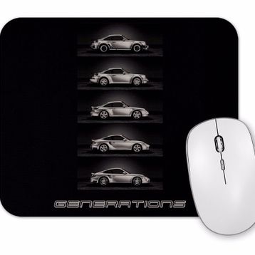 Baskı Dükkanı Porsche Generations Mouse Pad