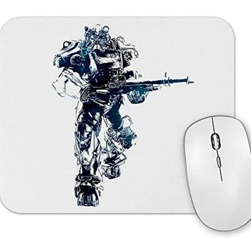 Baskı Dükkanı Power Armor Long Sleeve Mouse Pad