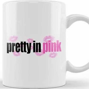 Baskı Dükkanı Pretty In Pink Logo Kupa